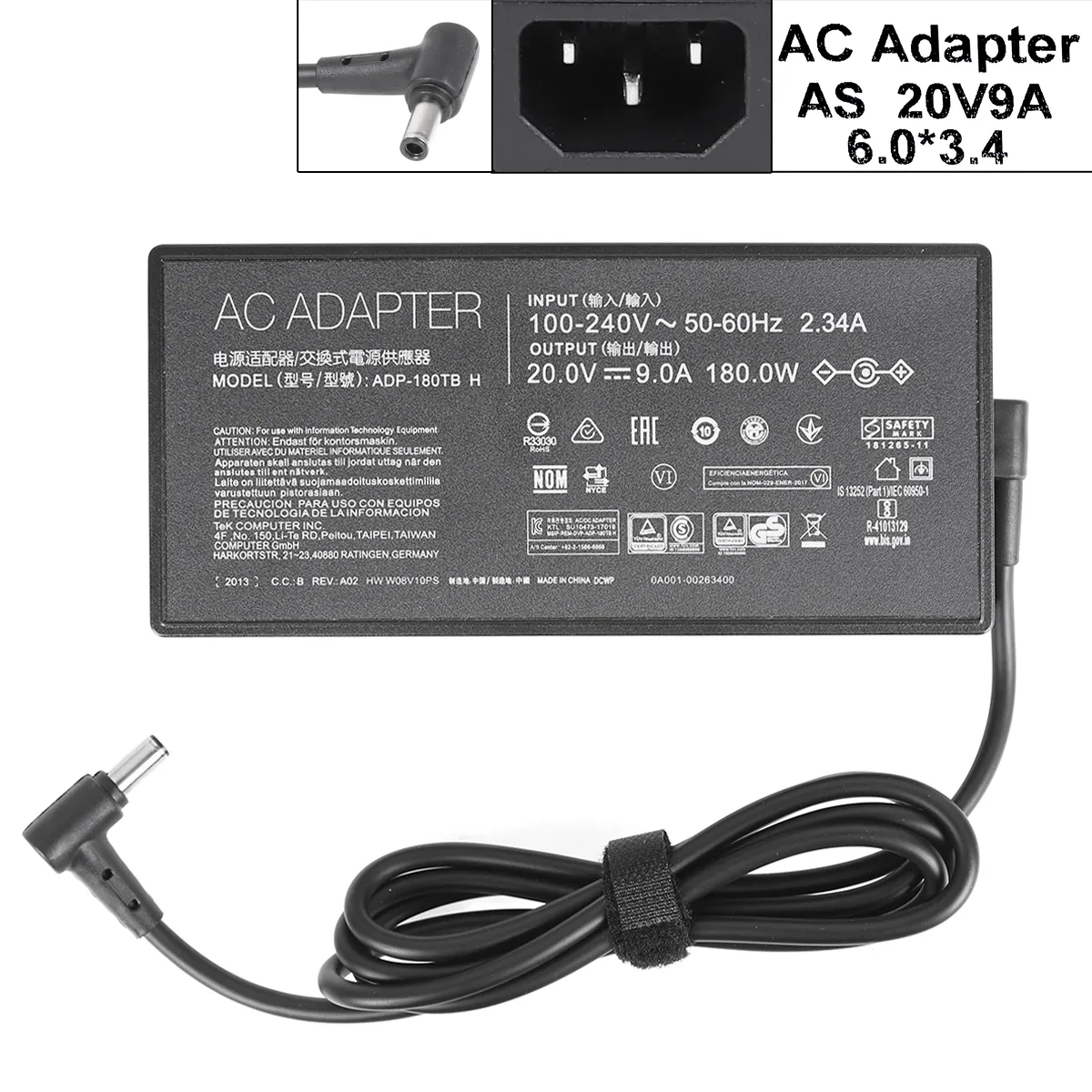Picture of ASUS 20V9A 180W Φ6.0*3.7(High Copy)